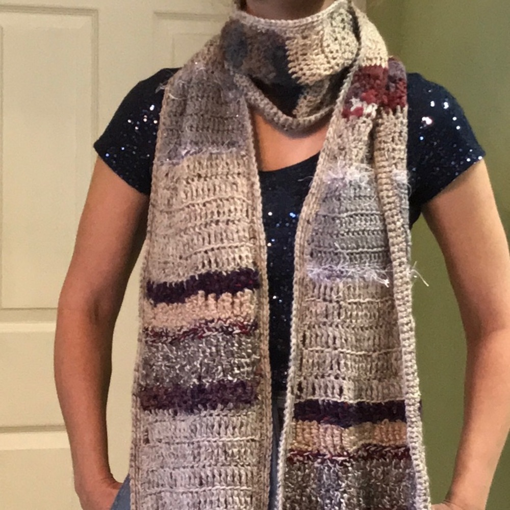 Long long boho scarf